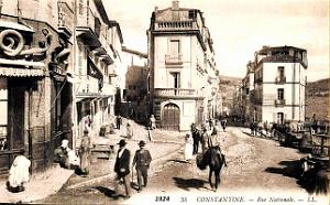 3009- Constantine - Rue Nationale - 1924